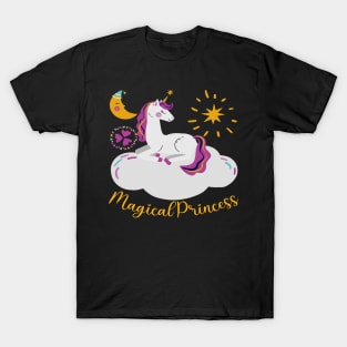 Cute Unicorn Gift For Girls - Magical Princess T-Shirt